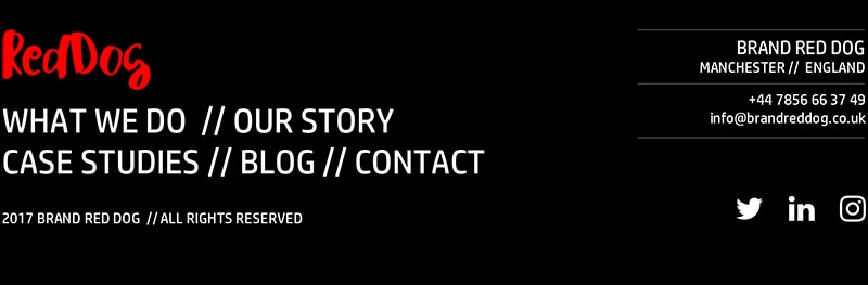 Brand Red Dog
