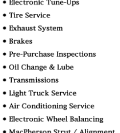 Wells Automotive Service