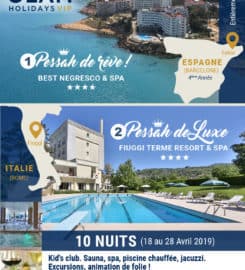 PESSAH 2019 VACANCES PESSAH 2019