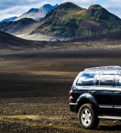Campers in iceland