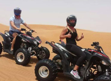 Evening Red Dune Desert Safari BBQ Dinner and Quad Bike