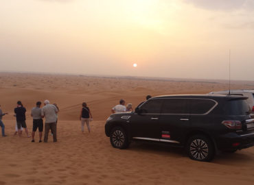 Evening Red Dune Desert Safari BBQ Dinner and Quad Bike