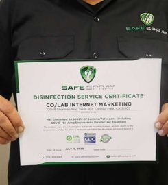 Safe Spray Disinfecting