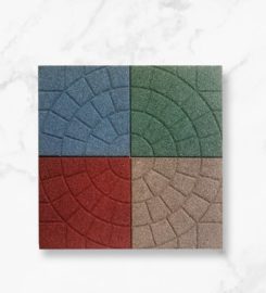 Rubber Tiles (Turtle Shell)
