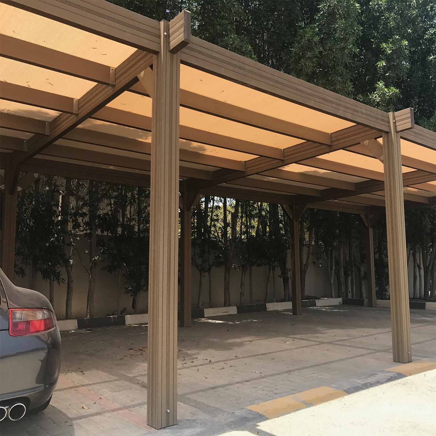 Custom aluminium and composite timber pergolas