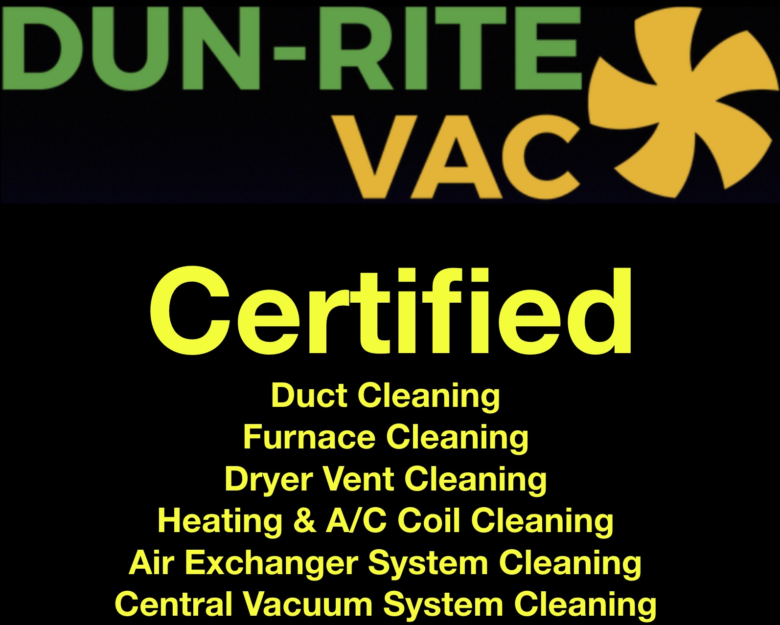 Furnace & Duct Cleaning | Dun-Rite Vac | Saskatchewan