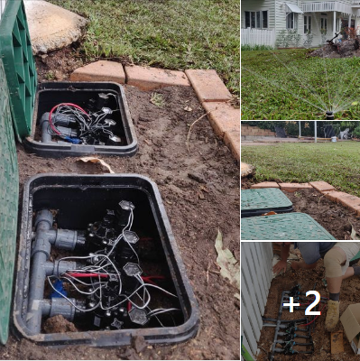 Fully automatic 8 station irrigation set up