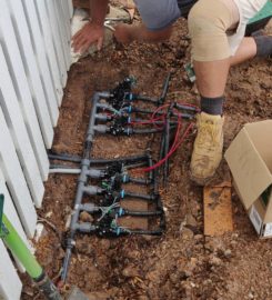 Fully automatic 8 station irrigation set up