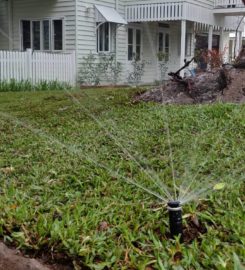 Massive 550m2 irrigation and returf. (Front yard)