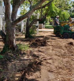 Massive 550m2 irrigation and returf. (Front yard)