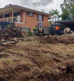 Massive yard raise into an oasis -Turf (Rogers Little Loaders)