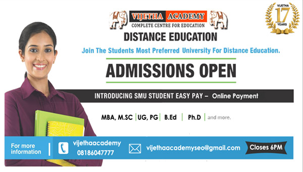 Bed Regualr – Phd Regular | Vijetha Academy