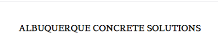 Albuquerque Concrete Solutions