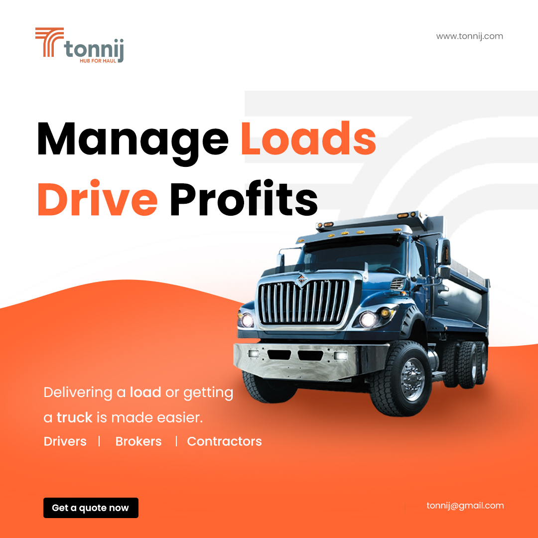 Tonnij Dump Truck App Vancouver | Hauling BC | Rent or Hire Dump Truck
