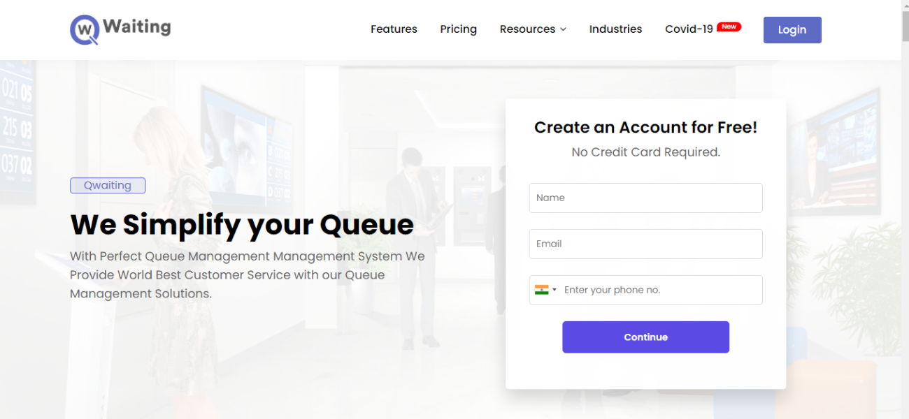 Qwaiting, Queue Management System