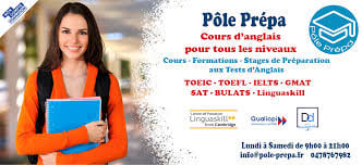 Pôle Prépa – Cours d'anglais – TOEIC – TOEFL – IELTS – Linguaskill – Cambridge FCE