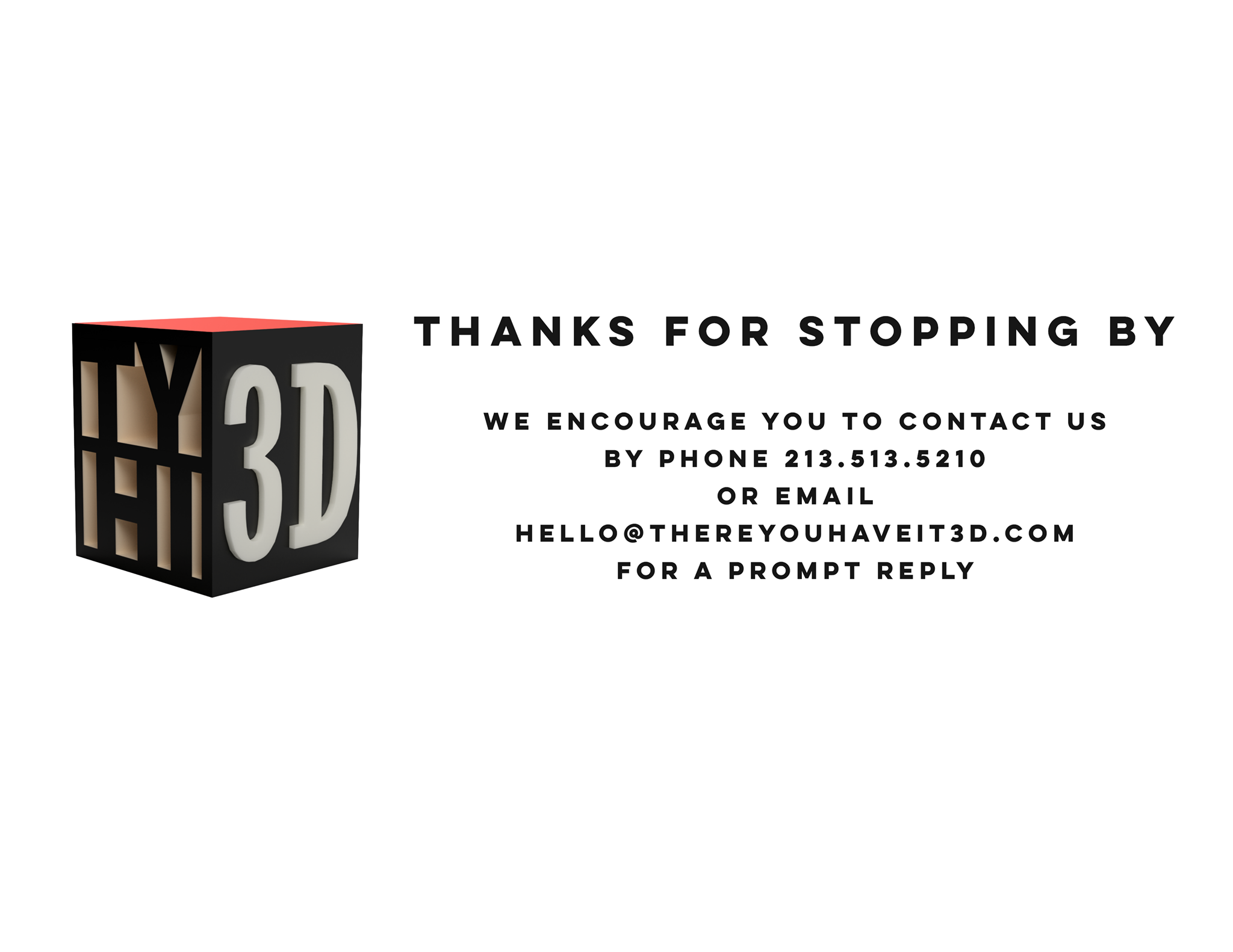 There You Have It 3D
