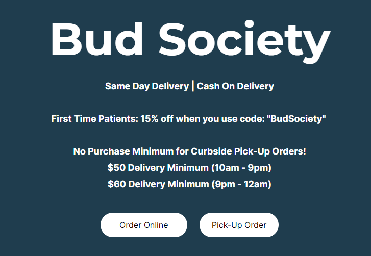 Bud Society – Weed Delivery