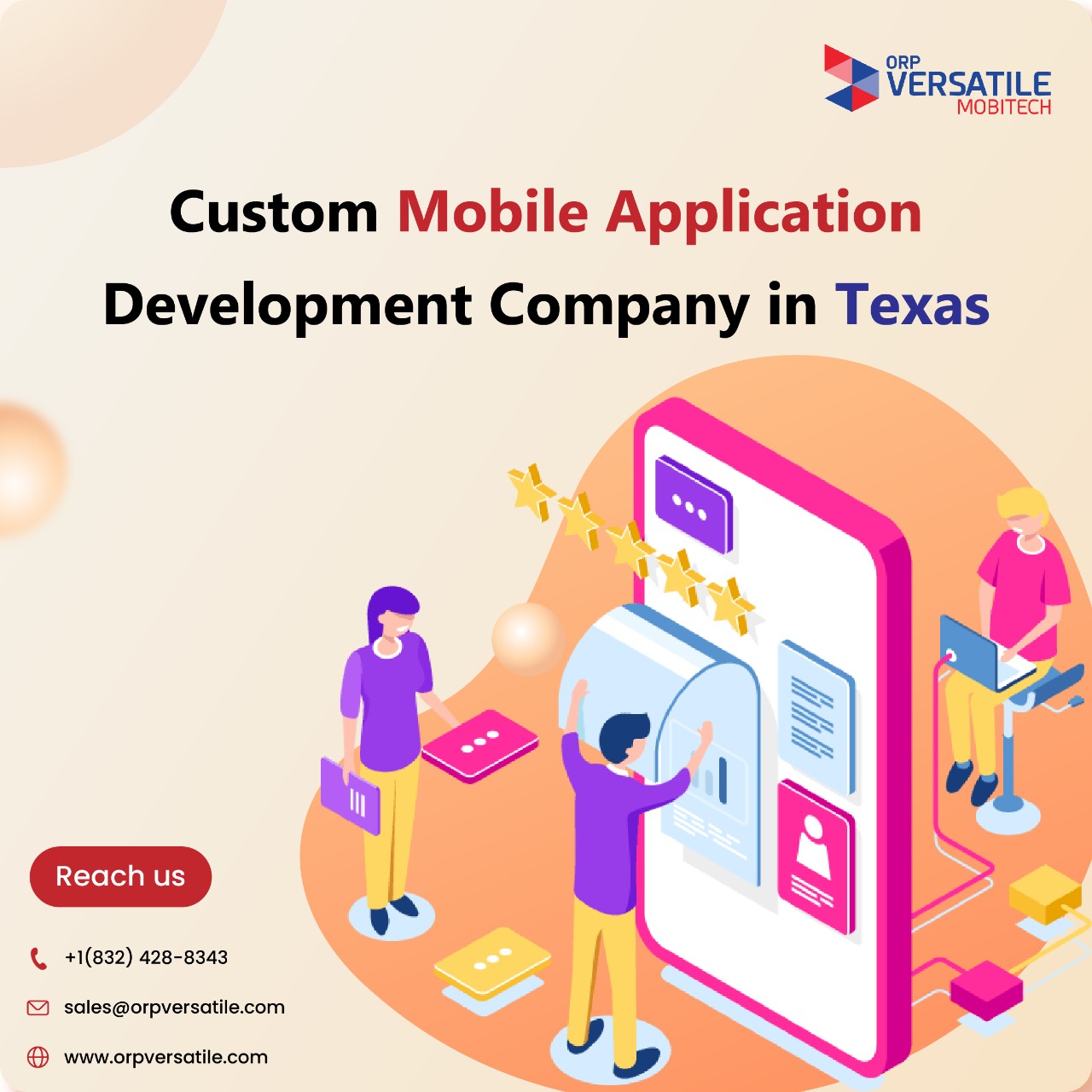 Mobile App Development Company In Houston, Texas | ORP Versatile
