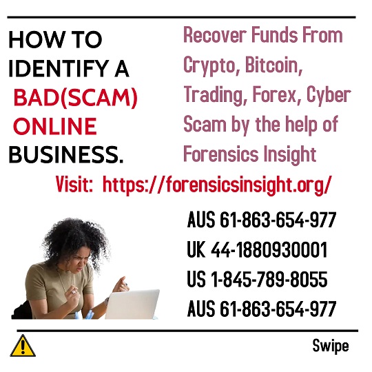 Recovery Funds from Crypto | Bitcoin | Binary Options | Forex | Online Scams | ForensicsInsight.org