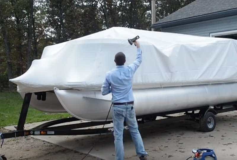 Shrink Wrapping Boats
