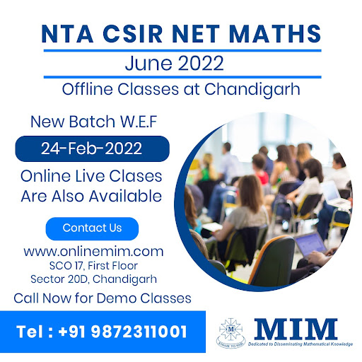 Mohan Institute of Mathematics – CSIR UGC NET Mathmatics Co &hellip;