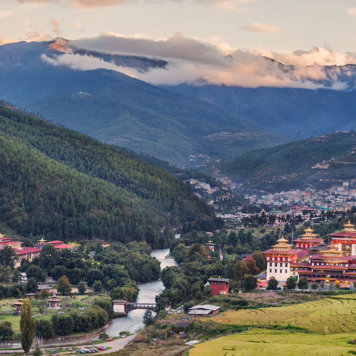 The Beautiful Valley Of Capital City- Norbu Bhutan Travel