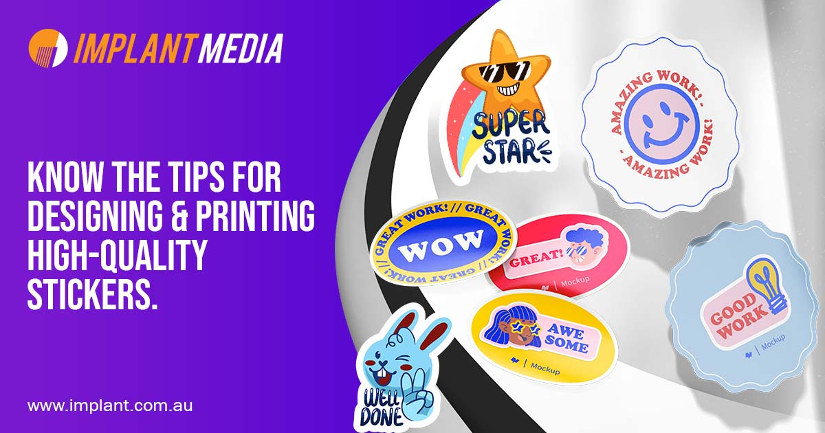 Sticker printing in Australia