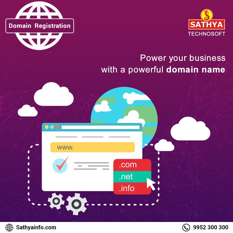 Domain Name Registration In India | Sathya Technosoft