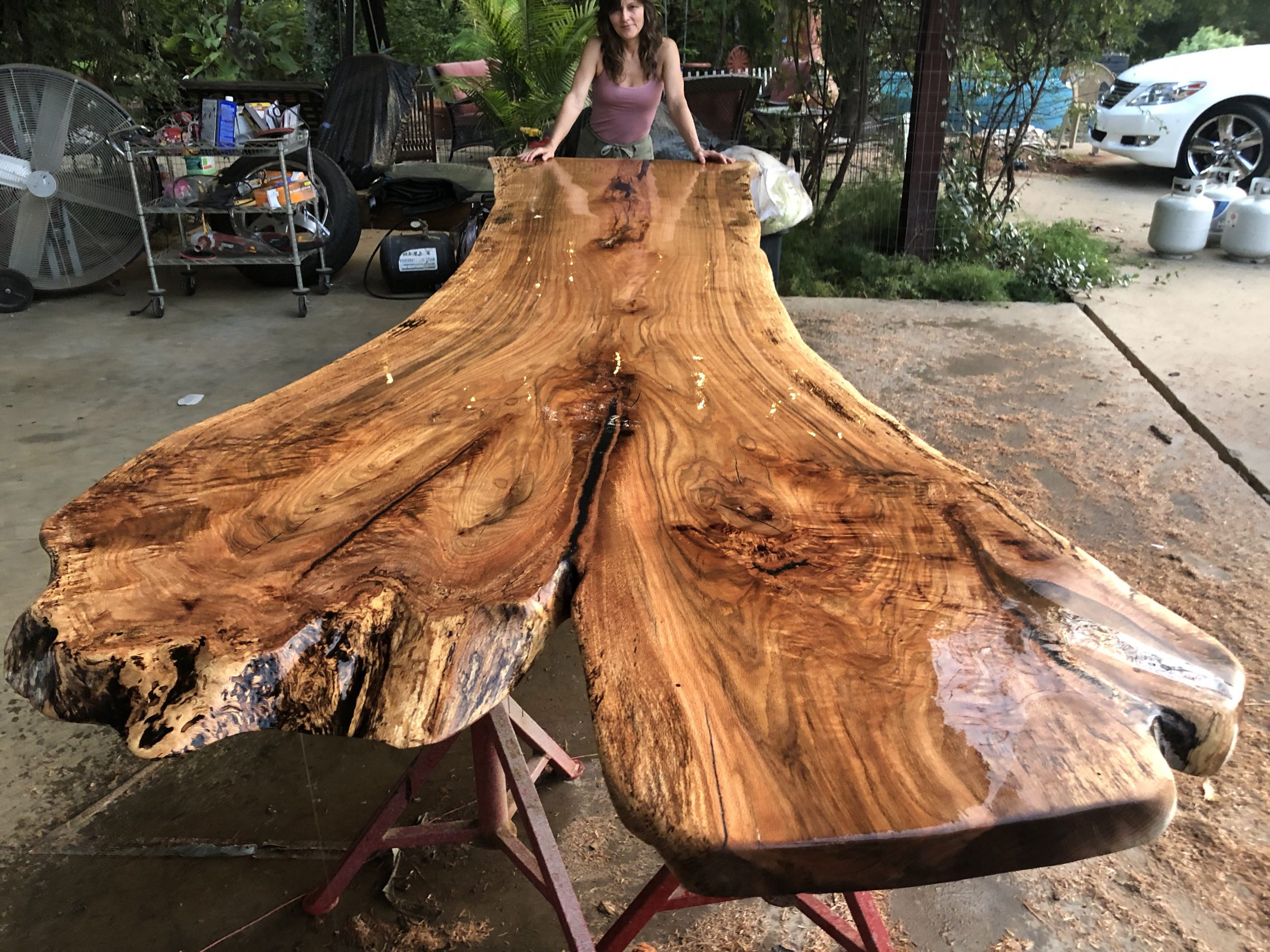 Texas Live Edge Slabwood