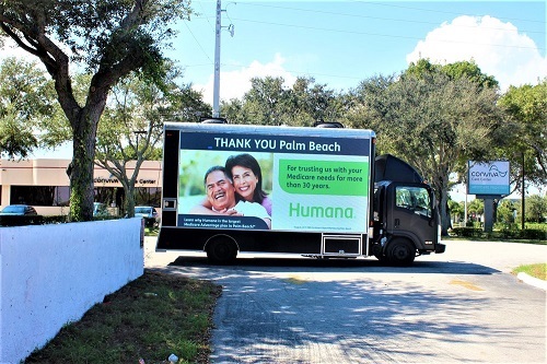 Mobile billboard Miami