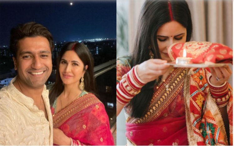Fans have gone craze over Katrina-Vicky Karwa Chauth pics