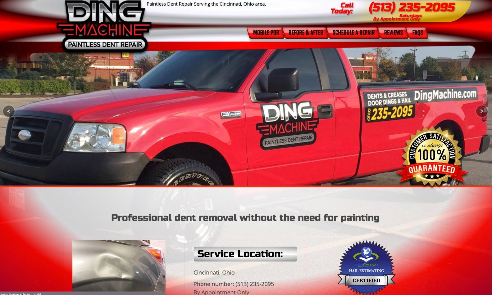 Ding Machine Paintless Dent Repair – Cincinnati