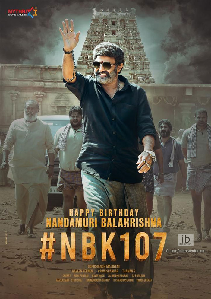 The Upcoming movie NBK107 title to be revealed on 21st Oct 2022