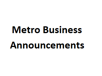 Metro Business Announcements