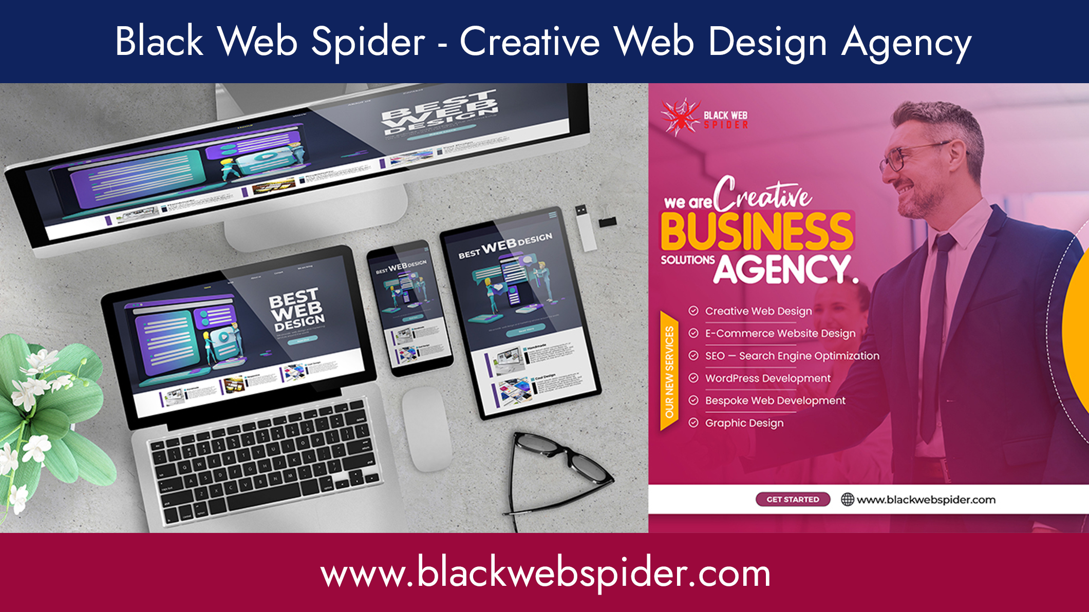 Black Web Spider – Web Design Agency