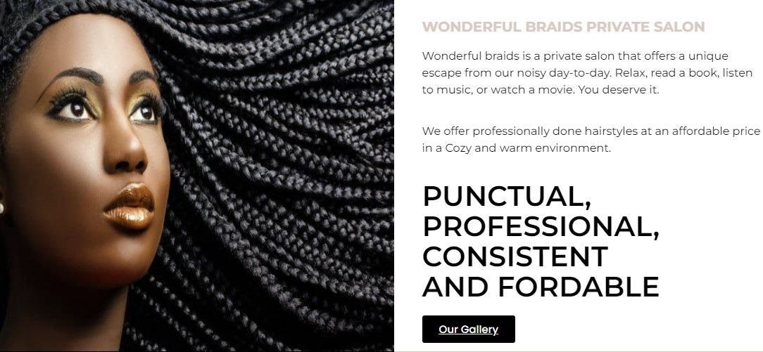 Wonderful Braids Private Salon