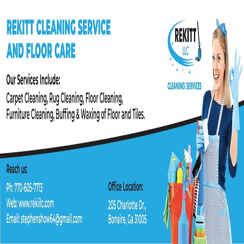 REKITT CLEANING SERVICE AND FLOOR CARE.
