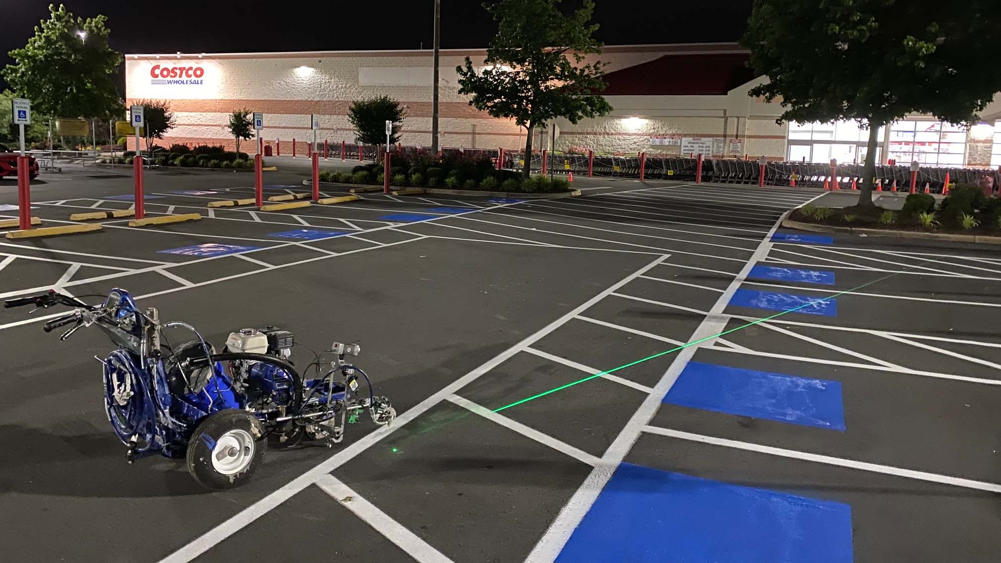 Caro Line Parking Lot Striping