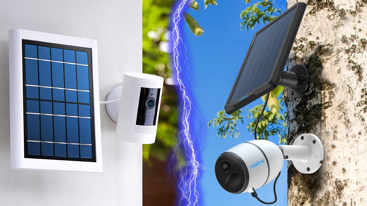 Solar powered security camera