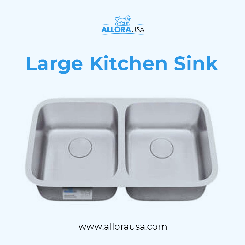 Buy Large Kitchen Sink By The Number 1 Kitchen Brand AlloraUSA