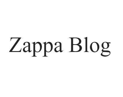 Zappa Blog