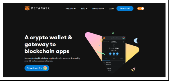 How do I open a MetaMask extension in chrome?