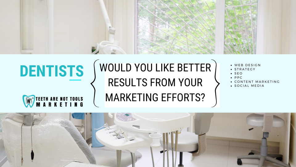 Teeth Are Not Tools Marketing