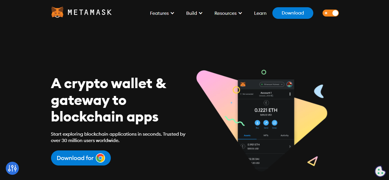 How to buy crypto assets on MetaMask Chrome Extension?