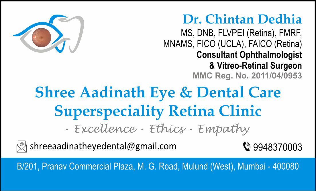 Shree Aadinath Eye & Dental Care Superspeciality Retina Clini &hellip;