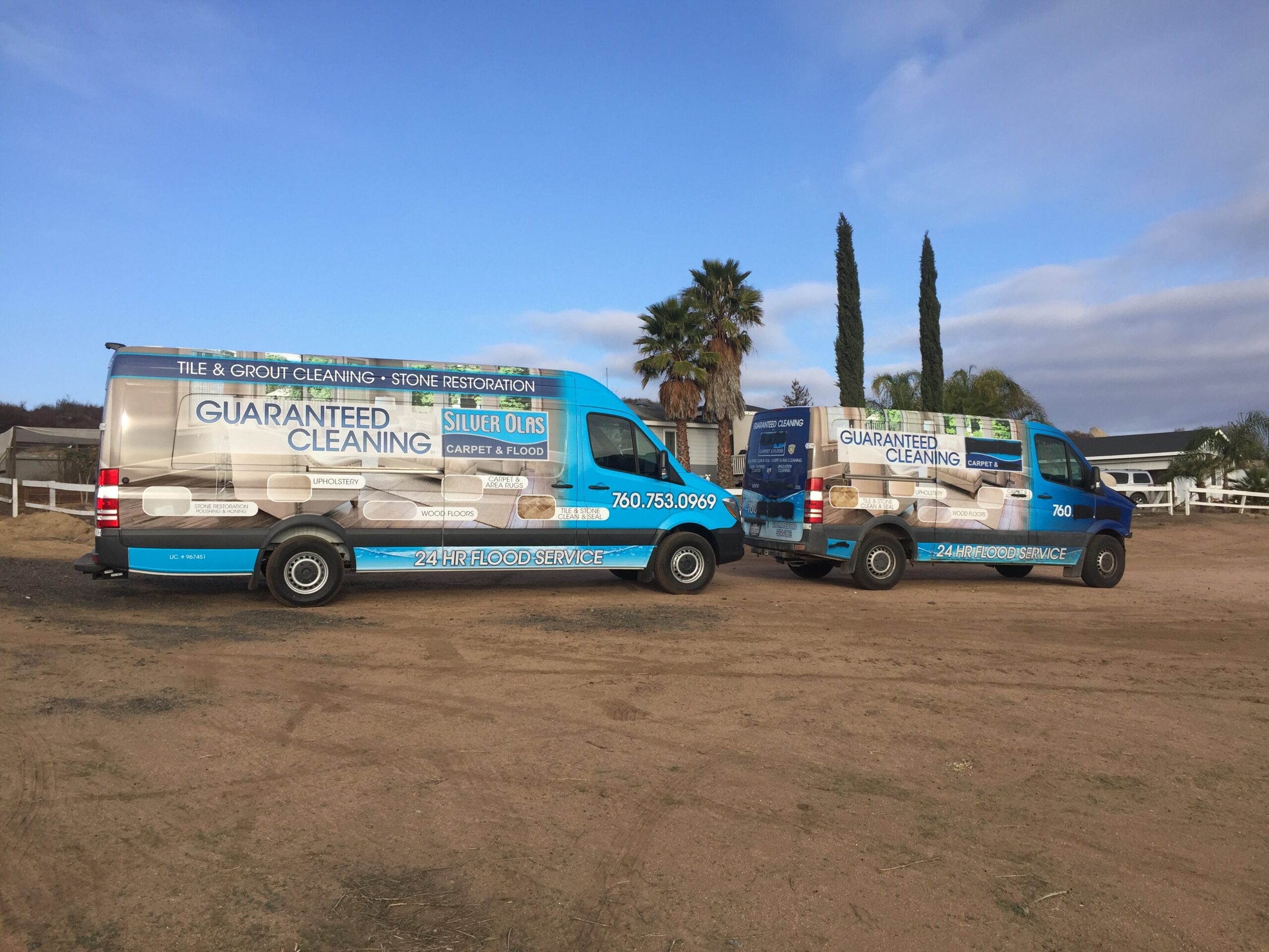 Silver Olas Carpet Tile Flood Cleaning