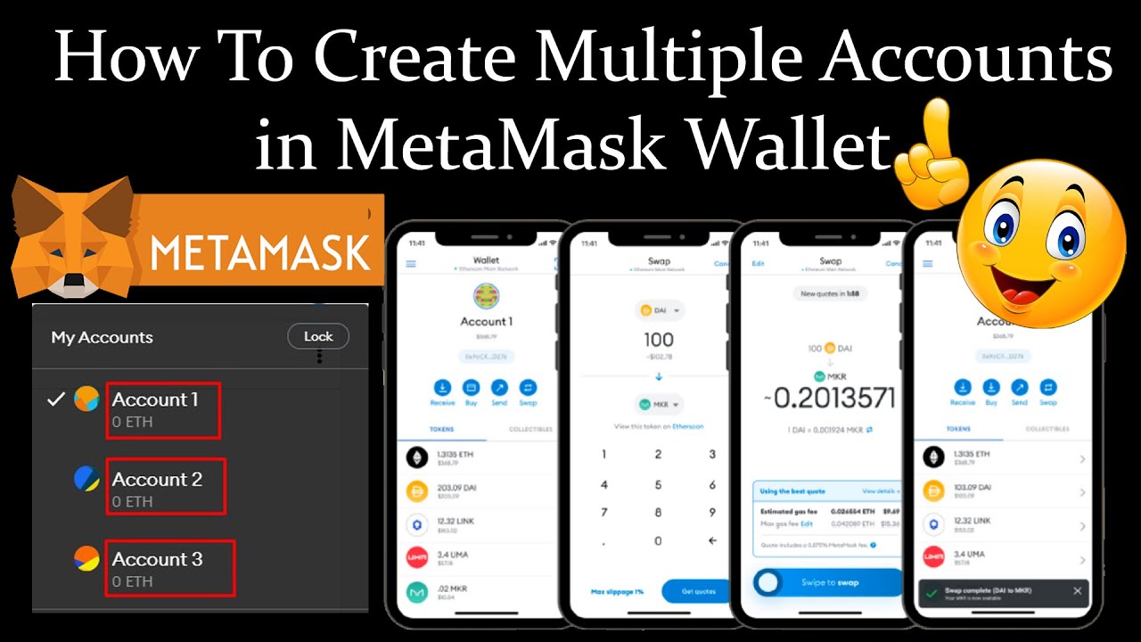 How to add and use MetaMask multiple accounts feature?