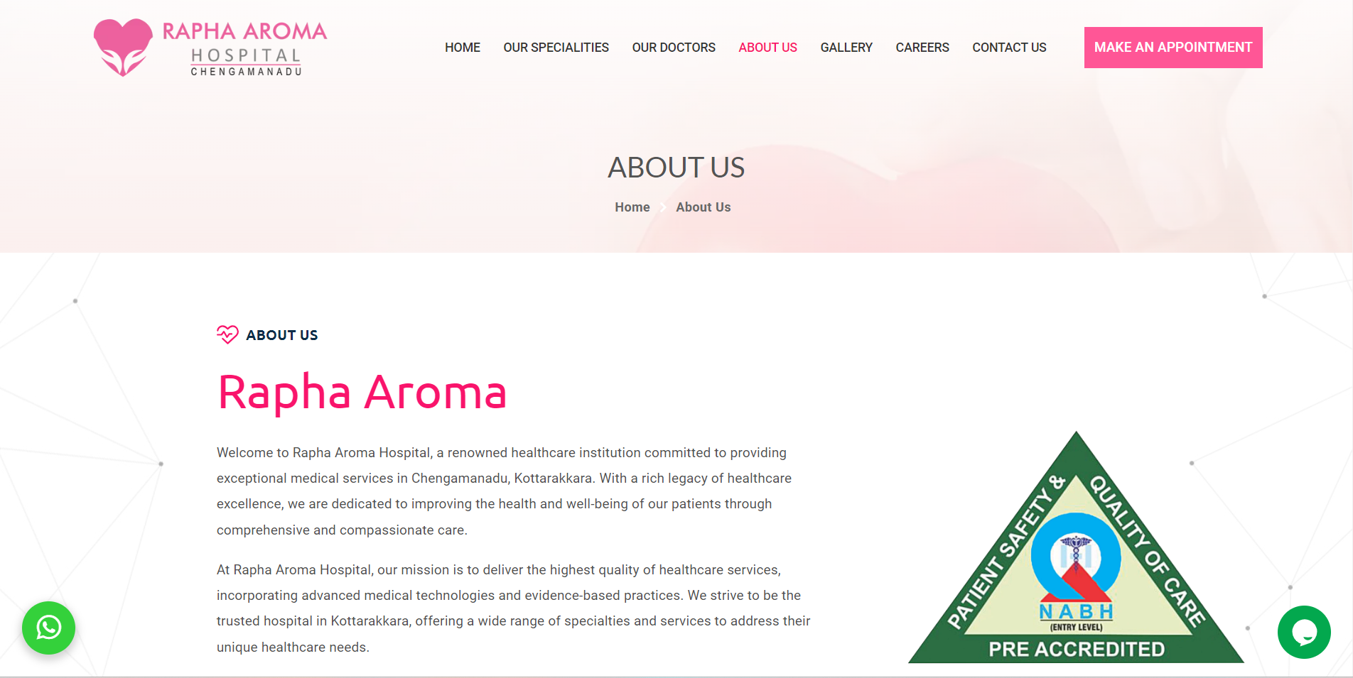 RAPHA AROMA HOSPITAL