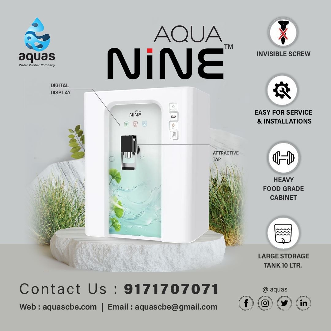 Water purifier sales and service in Coimbatore- Aquascbe.com